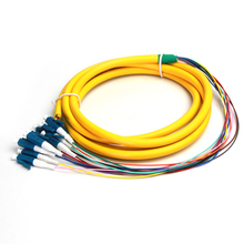 LC/UPC PC Singlemode 12 core Optical Fiber Pigtail 1.5m or Customized 2024 - buy cheap