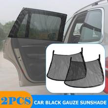 2pcs Car Sun Shade UV Protection Car Curtain Car Window Sunshade Side Window Mesh Sun Visor Summer Protection Window Film 3 size 2024 - buy cheap