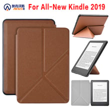 Origami Case for All-new Kindle 10th Generation 2019, E-reader Sleep Cover E-book Slim Funda Capa Magnetic case 2024 - buy cheap