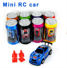 Mini Pop Can tins Remote Control racer Kids Electric RC Car miniatures model with charger Free Shipping 2024 - buy cheap