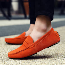 Plus size 38-49 Summer Style Soft Moccasins Men Loafers High Quality Genuine Leather Shoes Men Flats Gommino Driving Shoes 2024 - buy cheap