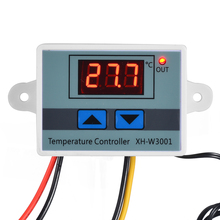 Escala de controle do aquecimento do termostato do controlador de temperatura 10a do diodo emissor de luz de 220 v digital-50 celsius 110c graus celsius com interruptor do regulador 2024 - compre barato