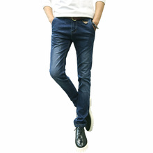 2016 Free Shipping High Quality Men's Jeans Slim Fit Pencil Pant Men Designer Brand Stretch Jeans Pant Men DL 58 2024 - buy cheap