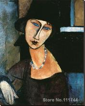 Jeanne Hebuterne Amedeo Modigliani famous girl artists High quality Hand painted 2024 - buy cheap