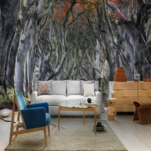 wellyu Simple leisure green trees forest landscape tooling wall custom large mural green wallpaper papel de parede 2024 - buy cheap