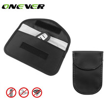 Onever Signal Blocking Bag Car Fob Signal Blocker Faraday Bag Signal Blocking Bag Shielding Pouch Wallet Case for IDCard/Car Key 2024 - buy cheap