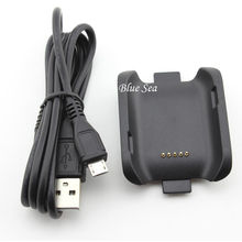 Cargador de batería para Samsung Galaxy Gear V700, base de carga para reloj inteligente de escritorio, SM-V700 con Cable USB, color negro 2024 - compra barato