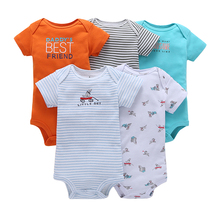 letter daddy print bodysuit baby boy girl clothes short sleeve bodysuits 2019 summer newborn body suit clothing new born costume 2024 - buy cheap