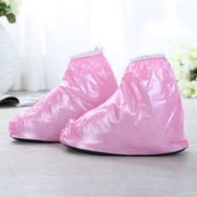 Crianças Reutilizáveis Sapatos Cobrir Botas de Chuva das Crianças Das Meninas Dos Meninos PVC Protetor Sapato Cobre À Prova D' Água Engrossar Anti-Slip Chuva engrenagem 2024 - compre barato