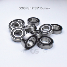 Bearing 1pcs 6003RS 17*35*10(mm)  chrome steel Rubber Sealed High speed Mechanical equipment parts 2024 - buy cheap