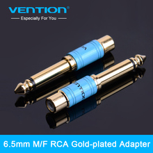 Vention  6.35mm 1/4" Male Mono Plug To RCA Female Jack Audio Adapter Connector 1PC 2024 - buy cheap