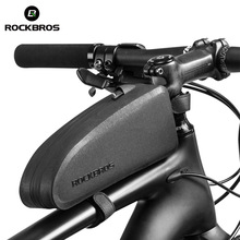 ROCKBROS Waterproof Bicycle Bike Bags Rainproof Cycling Bag MTB Road Bicycle Top Front Tube Frame Pannier Black Bike Accessories 2024 - buy cheap
