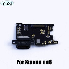 Шлейф YuXi для зарядного порта USB xiaomi mi 6, mi6, гибкий кабель для зарядки, микро-USB док-разъем, запасные части для ремонта 2024 - купить недорого
