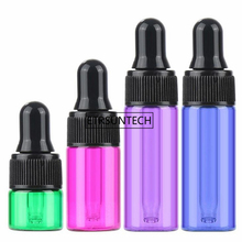 1ml,2ml 3ml 5ml empty dropper bottle essential oil bottle mini glass essential oil vial glass bottle F1840 2024 - buy cheap