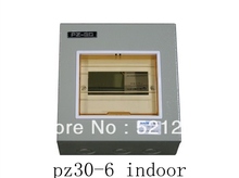 PZ30 Электрический металлический распределительный щиток распределительной коробки pz30-6 домашняя коробка для крепления на поверхность 2024 - купить недорого