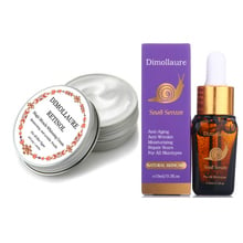 Dimollaure Retinol Cream snail Hyaluronic Acid serum Reduce Freckles Melasma Whitening Moisturizing cream 2024 - buy cheap