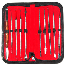 Стоматологические лабораторные инструменты, резной воск, инструменты для воска, набор вощеных ножей, нож для резьбы по воску 2024 - купить недорого
