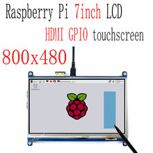Raspberry PI 7Inch LCD Touch Screen for Raspberry PI 3B 4B zero 7 Inch 800x480 TouchScreen HDMI TFT display 2024 - buy cheap