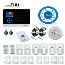 SmartYIBA Netherland/French/Russian/Spanish/English 2017 Hot WiFi GSM GPRS Wireless Intruder Burglar Alarm System+Wireless Siren 2024 - buy cheap