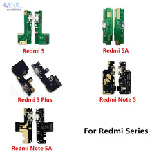 10pcs/lot Micro USB Charger Charging Port flex cable board for Xiaomi Redmi 5 Redmi5 plus Redmi note 5 5A Y1 lite prime Redmi 5A 2024 - buy cheap