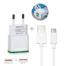 2-Port USB EU Plug AC Home Travel Charger 3Ft Type C USB Cable for UMiDiGi Z Pro, UMI Plus, Super/Max 4G LTE, Iron Pro 2024 - buy cheap