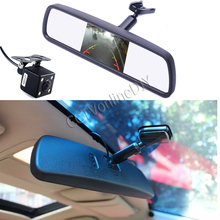Anshilong-sistema de monitoramento para espelho retrovisor de automóveis, com tela tft de 4.3 polegadas, visão diurna e noturna 2024 - compre barato