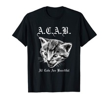 Hot Sale Brand New Fashion Summer Men A.C.A.B. T-Shirt - All Cats Are Beautiful shirts - ACAB. 2024 - buy cheap