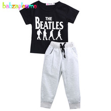 Fashion Children's Clothing Infant Print T-shirt+Pants 2pcs Sets Baby Boys Sport Suit Kids Tracksuit Toddler Boy Clothes BC1109 2024 - buy cheap