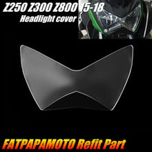 FOR KAWASAKI Z250 Z300 Z800 2015-2018 Motorcycle Accessories Headlight Protection Guard Cover 2024 - buy cheap