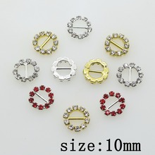 New Hot 10Pcs outer 10mm Inside6mm Round Diy jewelry Accessories rhinestones pedestal embellishments caps Decoration For Making 2024 - buy cheap