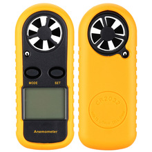 Tacómetro Digital portátil, anemómetro electrónico, medidor de velocidad del viento, LCD, con retroiluminación 2024 - compra barato