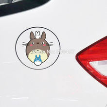 Pegatinas de gato Totoro de dibujos animados para coche, calcomanías divertidas para Toyota Ford Focus 2 Chevrolet VW Opel Tesla Lada 2024 - compra barato