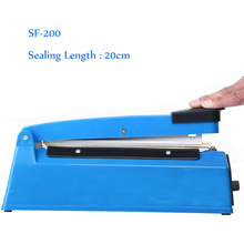 SF-200 Plastic film,aluminum foil bag,kraft paper bag heating impulse sealing machine,hand impulse sealer 220V 2024 - buy cheap