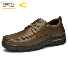 Camel Active New Men Shoes Comfortable Men Casual Shoes Handmade Outdoor Sneakers Cow Leather Men Flats Flats Walking Footwear 2024 - buy cheap