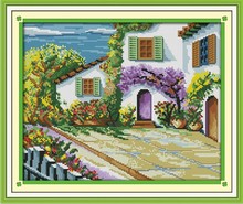 Beautiful Courtyard Needlework,Cross stitch,Sets For Embroidery kits,Precise Printed Patterns Cross-Stitching,DIY Handmade 2024 - buy cheap