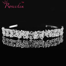 Casamento tiaras e coroas festa de noiva baile de formatura clássico cristal tiara bandana príncipe coroa acessórios para o cabelo re99 2024 - compre barato