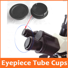 Cubierta de plástico a prueba de polvo para lentes de microscopio, tubo de protección contra el polvo para lentes de microscopio estéreo biológico de 23,2mm y 30mm, 2 uds. 2024 - compra barato