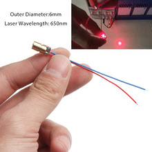 5 pces laser diodo 650nm 6mm 3/5 v 5 milhões watt ajustável laser dot módulo cabeça de cobre vermelho ferramentas de medição do laser para trabalhar madeira 2024 - compre barato