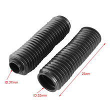 1 Pair Black Motorcycle Front Fork Tubes Boots Rubber Sleeve Shock Cover For CQR ATV Dirt Bike 2024 - buy cheap