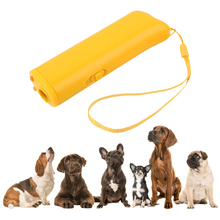 Ультразвуковое устройство для дрессировки собак, свисток 3 в 1 со светодиодный фонариком, без аккумулятора 2024 - купить недорого