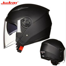 2019 New Spring/Autumn Men/women JIEKAI Double lens Electric Motorcycle Helmet Half Face Motorbike Helmet Made of ABS/PC Visors 2024 - buy cheap