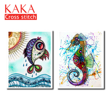 Cross stitch kits,Embroidery needlework sets with printed pattern,11CT canvas for Home Decor Painting,Animals Full NCKA026 2024 - buy cheap