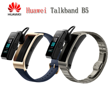 Original Huawei TalkBand B5 Talk Band Bluetooth Smart Bracelet Wearable Sports Wristbands Touch AMOLED Screen Call Earphone Band 2024 - buy cheap