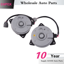 CAPQX 2 pcs Radiador & A/C Condersen GSU45 16363-0P210 16363-0P200 PARA HIGHLANDER 2 2GRFE Motor Do Ventilador de Resfriamento 2009 2010 2011 2012 2024 - compre barato