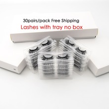 30pairs/pack Visofree Lashes 3D Mink Eyelashes Full Strip Lashes Handmade Premium Mink Hair Multi-use False Eyelashes Makeup 2024 - buy cheap