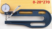 0-30mm garganta Profunda medidor de espessura grande extensão testador medidor de ferramenta de medição de medição de espessura de esponja e de couro 2024 - compre barato