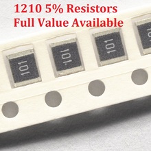 100 unids/lote resistencia SMD tipo chip 1210 13 K/15 K/16 K/18 K/20 K/Ohm resistencia 5% 13/15/16/18/20/K resistencias envío gratis 2024 - compra barato