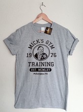 Rocky inspirado mickt-shirt s gym men t-shirts-retro 70s 80s clássico boxing film moda 2019 verão nova marca impressão de algodão 2024 - compre barato