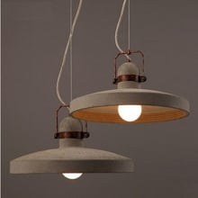 Industrial Loft Style Vintage Cement Droplight LED Pendant Light Fixtures For Dining Room Bar Hanging Lamp Indoor Lighting 2024 - buy cheap