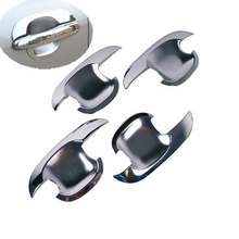 Funduoo-maçaneta cromada para porta de carro, acessórios adesivos para kia sportage 2005, 2006, 2007, 2008, 2009, 2010 2024 - compre barato